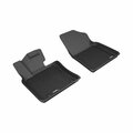 3D Maxpider Kagu Floor Mat for 2018 Toyota Camry R1, Black L1TY23711509